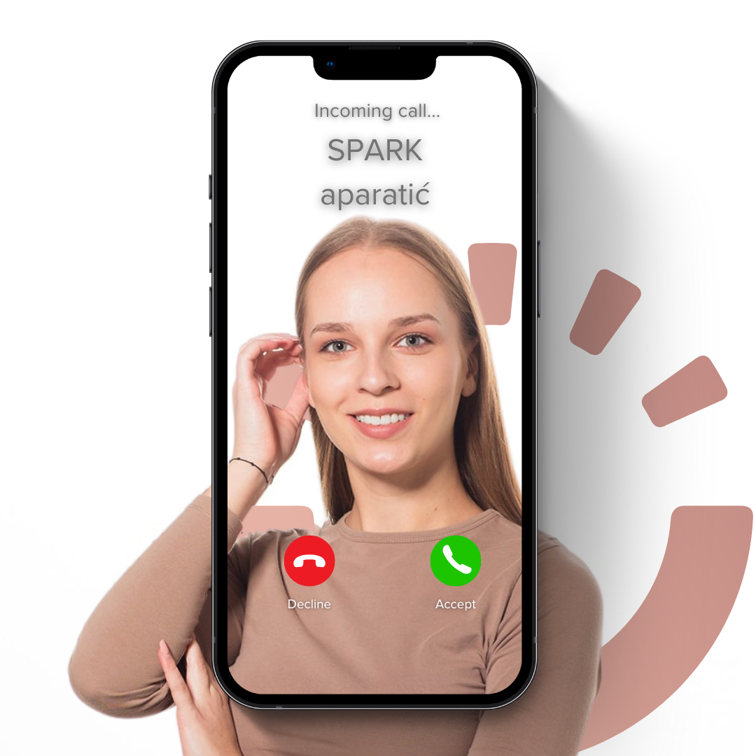 SLika djevojke sa Spark aparatićem